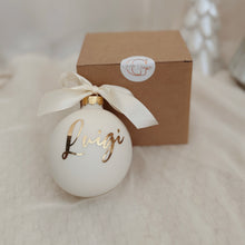 Carica l&#39;immagine nel visualizzatore di Gallery, Pallina albero di Natale in vetro personalizzata