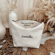 Carica l&#39;immagine nel visualizzatore di Gallery, Pochette in cotone personalizzata