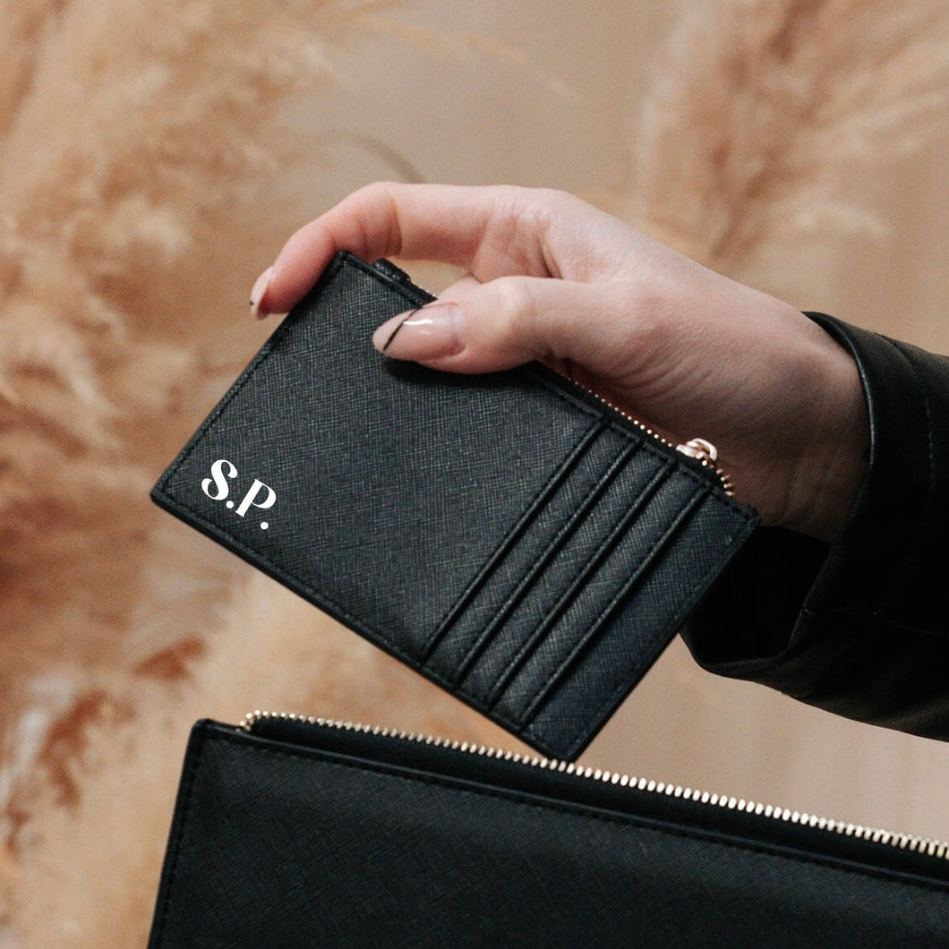 Portacarte saffiano- personalizzato