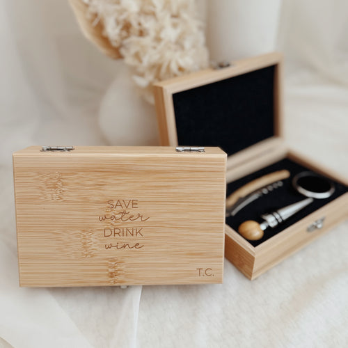Set accessori vino personalizzato