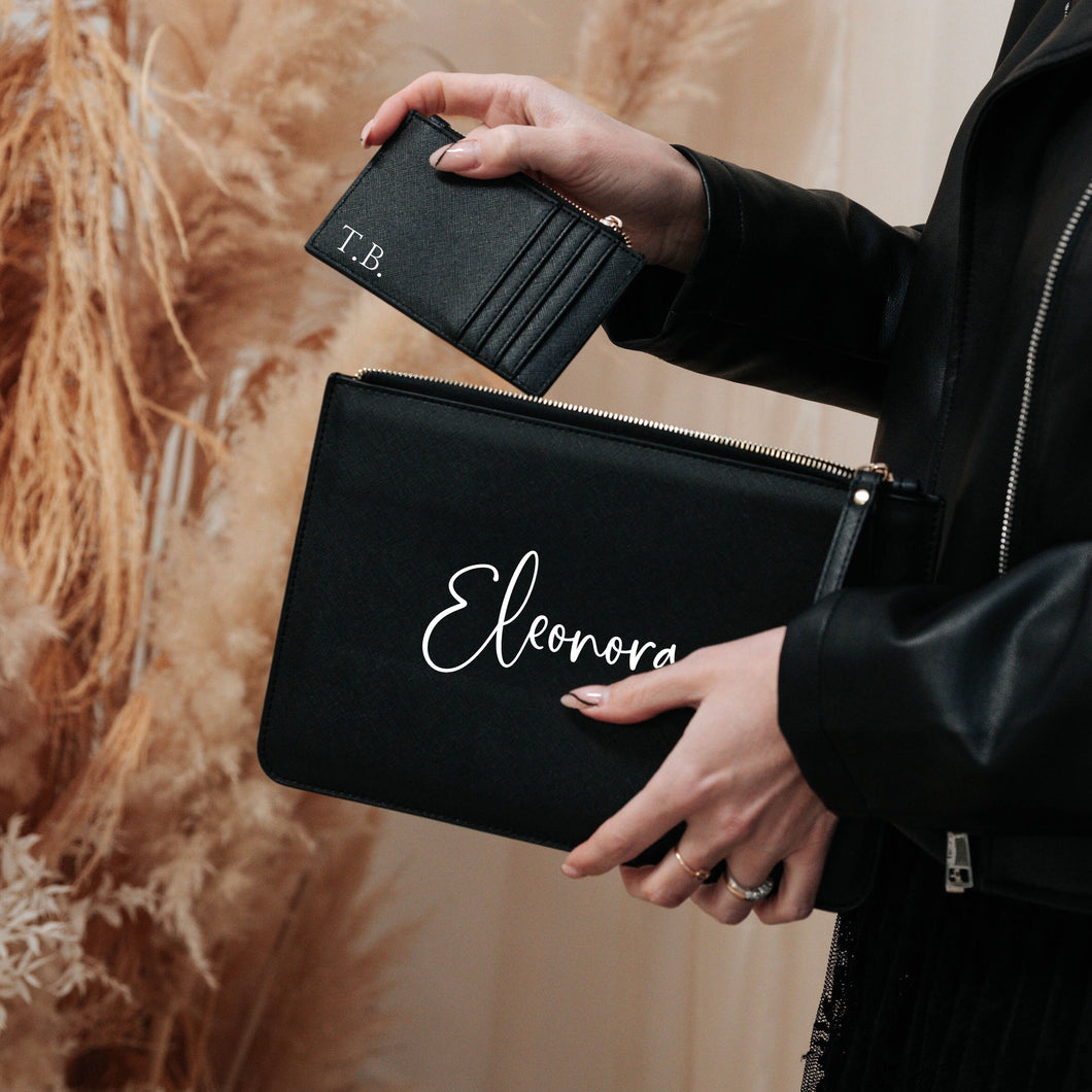 Pochette saffiano- personalizzata
