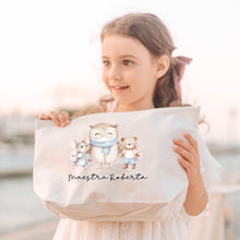 Carica l&#39;immagine nel visualizzatore di Gallery, Pochette personalizzata regalo maestre