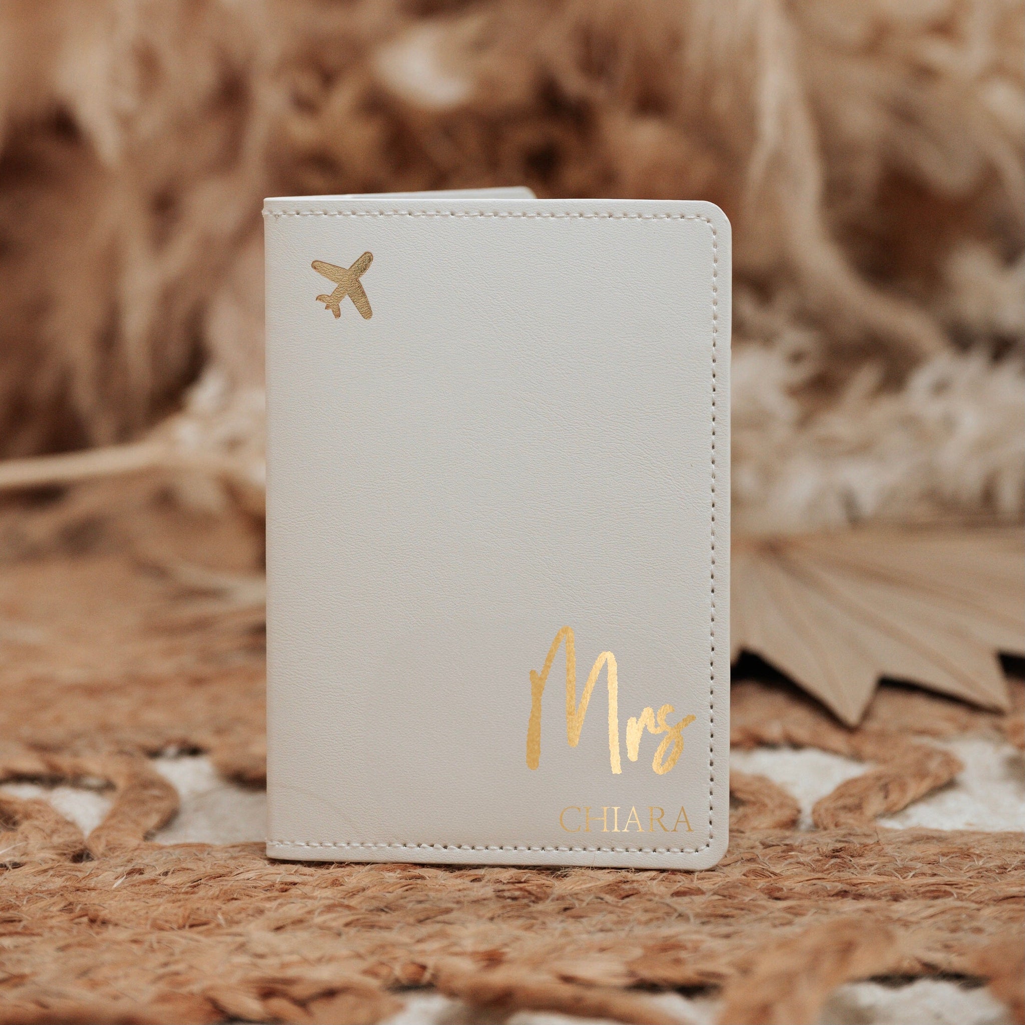 Set 4 Custodie Passaporto In Pelle PU Con Etichette Bagaglio - Portadocumenti Da Viaggio Unisex Nero E Bianco - Foto 2