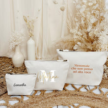 Carica l&#39;immagine nel visualizzatore di Gallery, Pochette in cotone personalizzata
