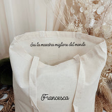 Carica l&#39;immagine nel visualizzatore di Gallery, Borsa in tela personalizzata