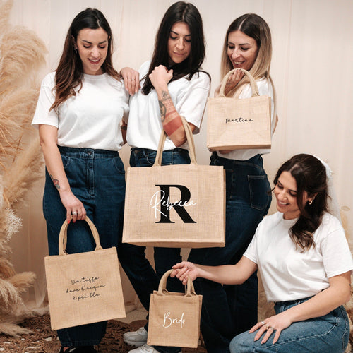Borsa iuta personalizzata
