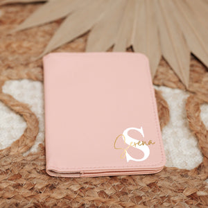 Porta passaporto saffiano Deluxe - personalizzato