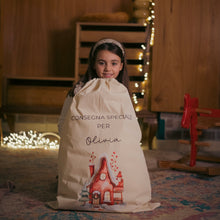 Carica l&#39;immagine nel visualizzatore di Gallery, Sacca Natalizia grande personalizzata