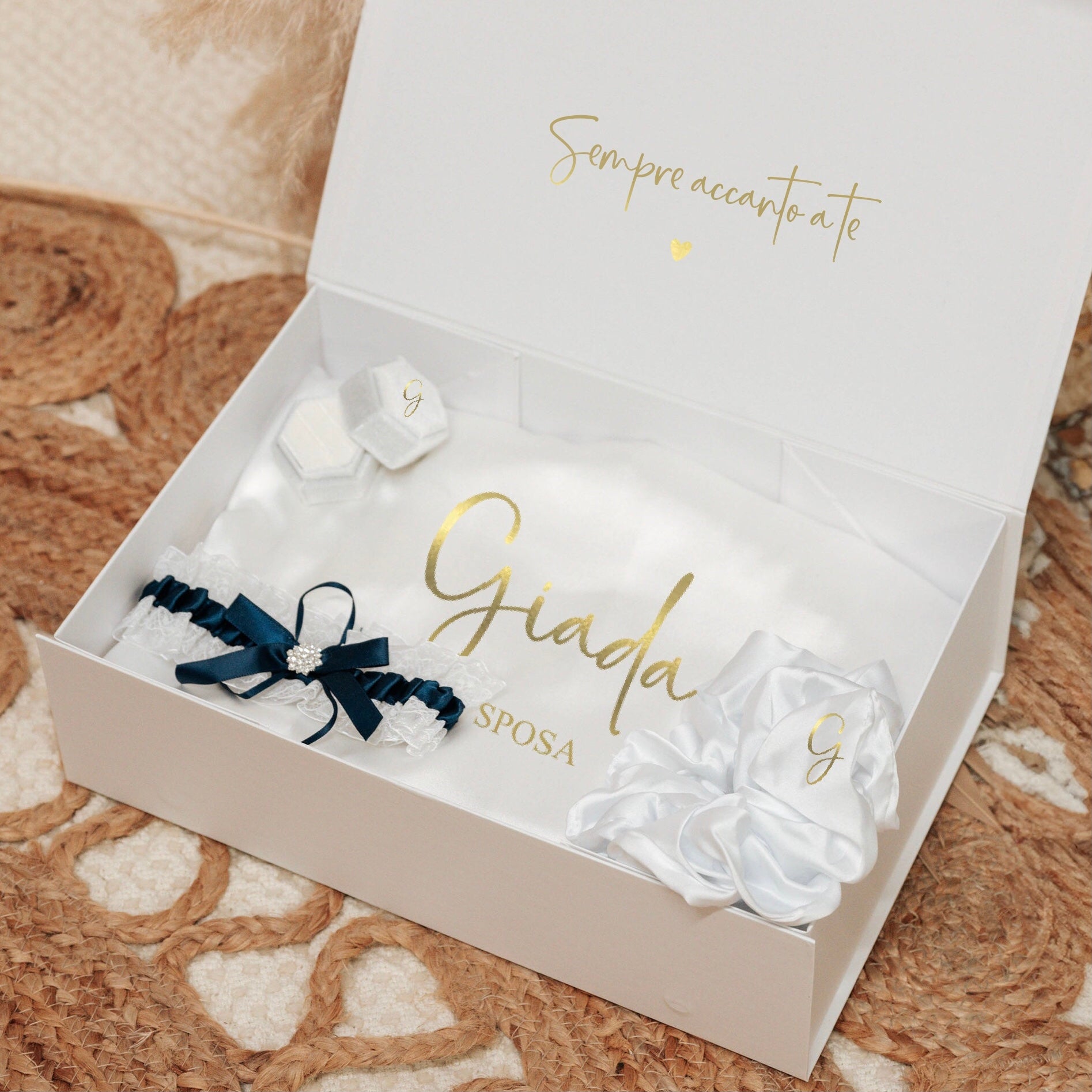 Vestaglia Sposa Personalizzata in Box con Accessori – giada giungi