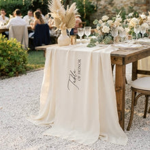 Carica l'immagine nel visualizzatore di Gallery, Segnatavoli in tessuto matrimonio
