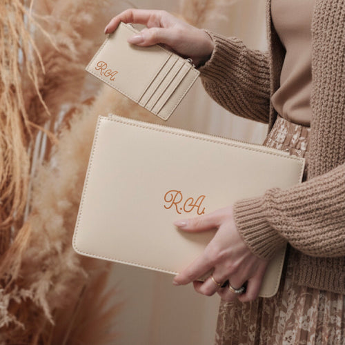 Pochette saffiano- personalizzata