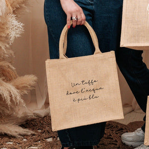 Borsa iuta personalizzata