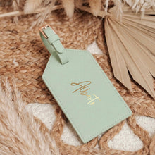 Carica l'immagine nel visualizzatore di Gallery, Etichetta valigia saffiano Deluxe- personalizzata