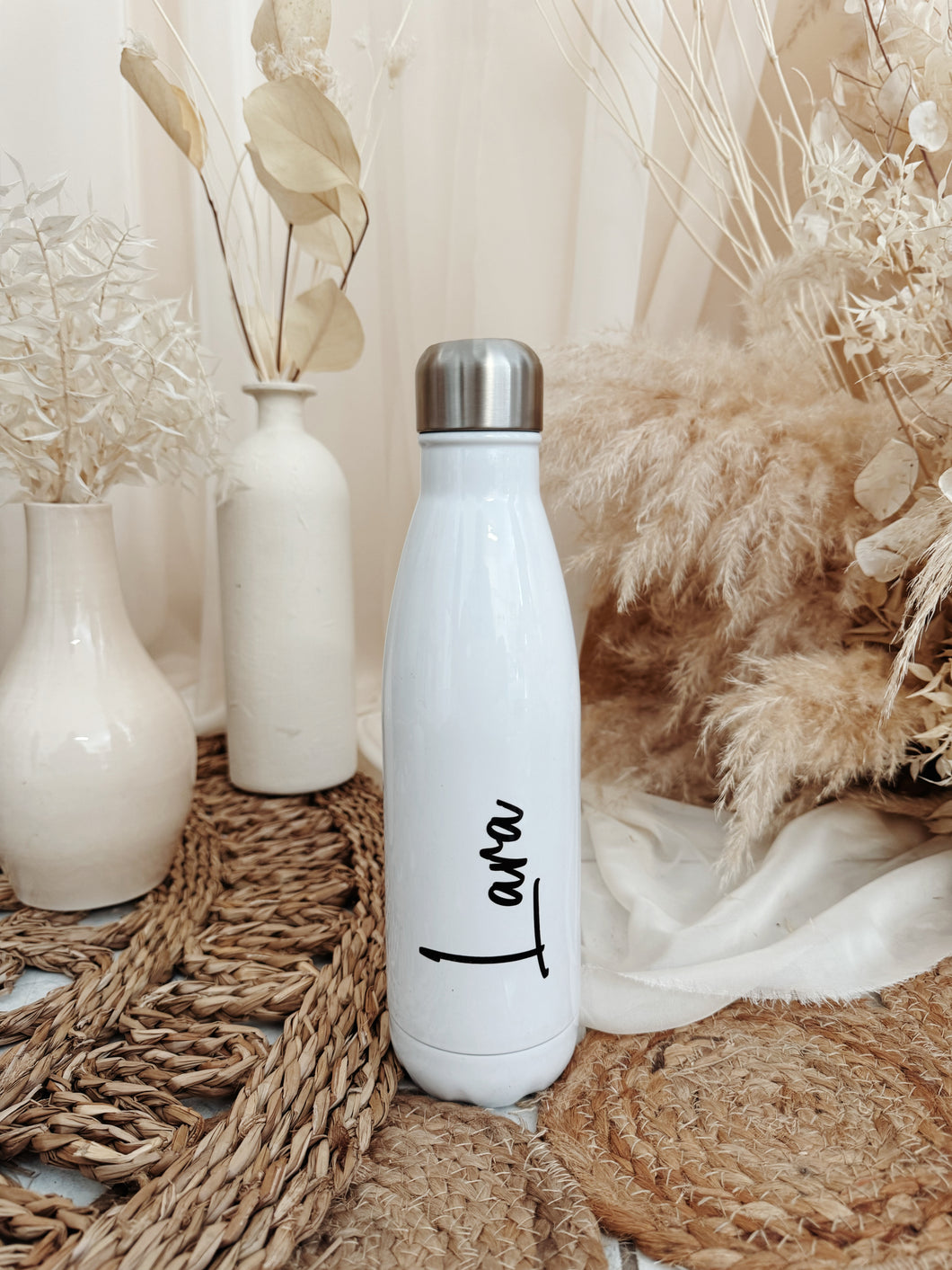 Borraccia 630ml Acciaio Inox Opaca con Tappo a Vite Borraccia 630ml Acciaio Inox Opaca con Tappo a Vite