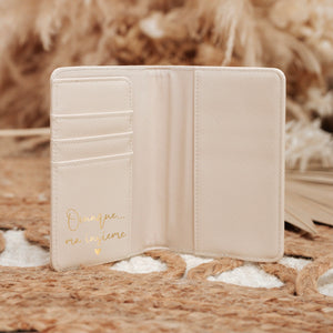Porta passaporto saffiano Deluxe - personalizzato