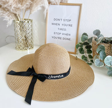 Cappello paglia personalizzato