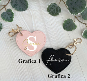 Portachiavi cuore- personalizzato