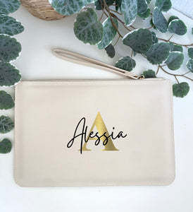 Pochette saffiano- personalizzata