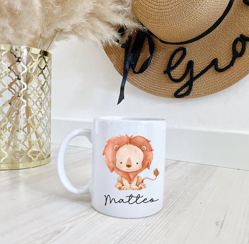 Tazza bimbi personalizzata con animali