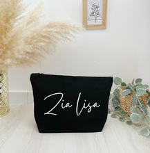 Carica l&#39;immagine nel visualizzatore di Gallery, Pochette nera personalizzata