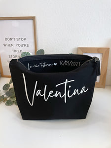 Pochette nera personalizzata