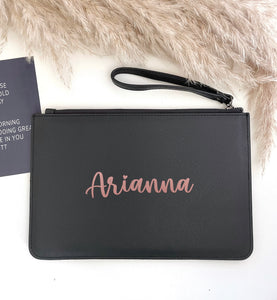Pochette saffiano- personalizzata